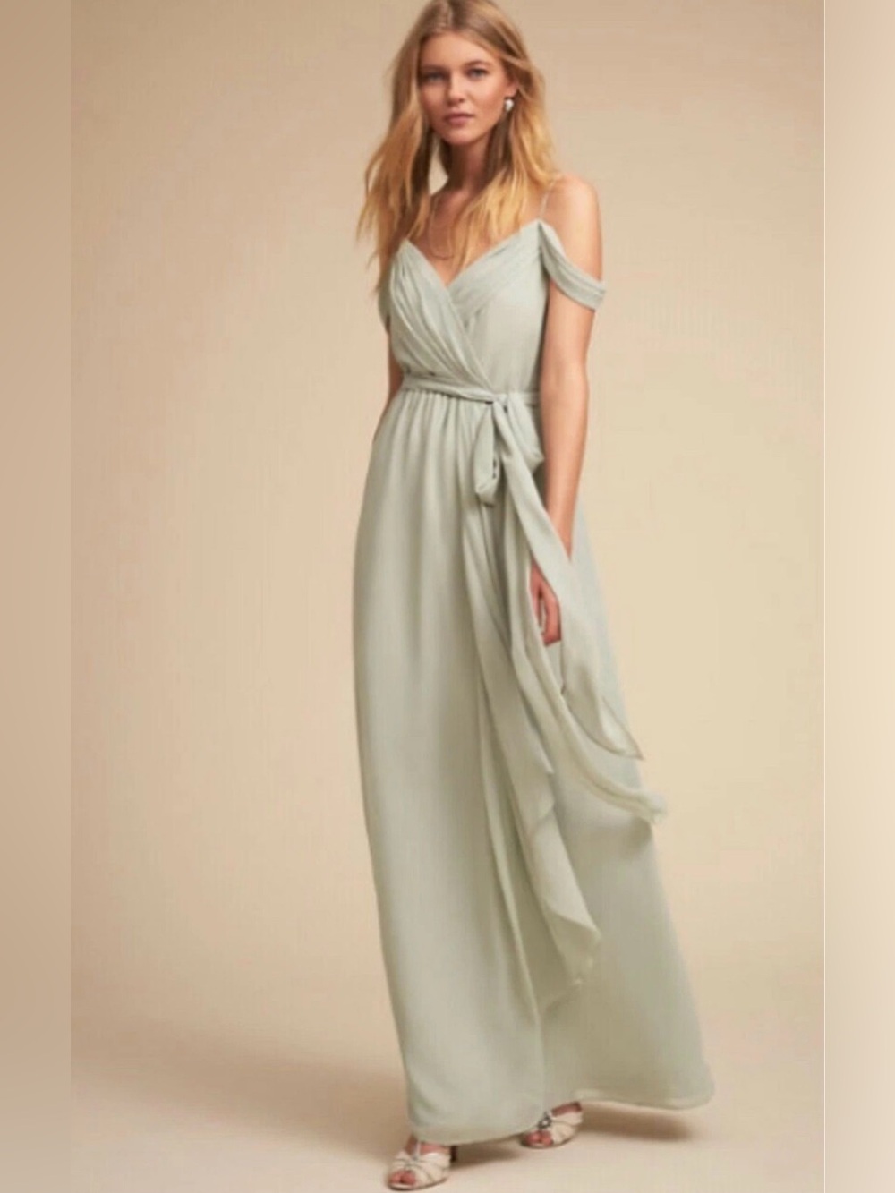BHLDN by Watters Kane
Maxi Dress Gown Greyish Green
Size 2 MSRP $220